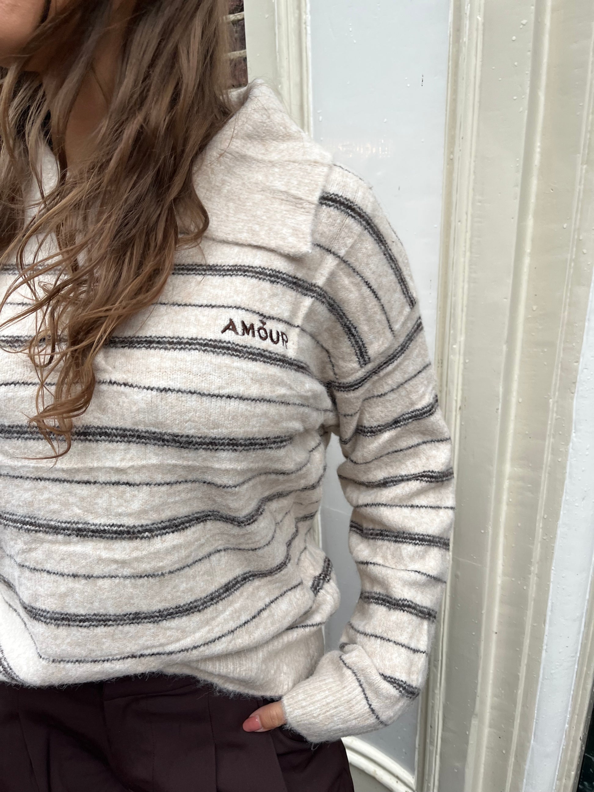 Trui Zoe Beige voor dames