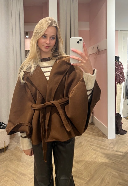 Jas Nadine Camel voor dames