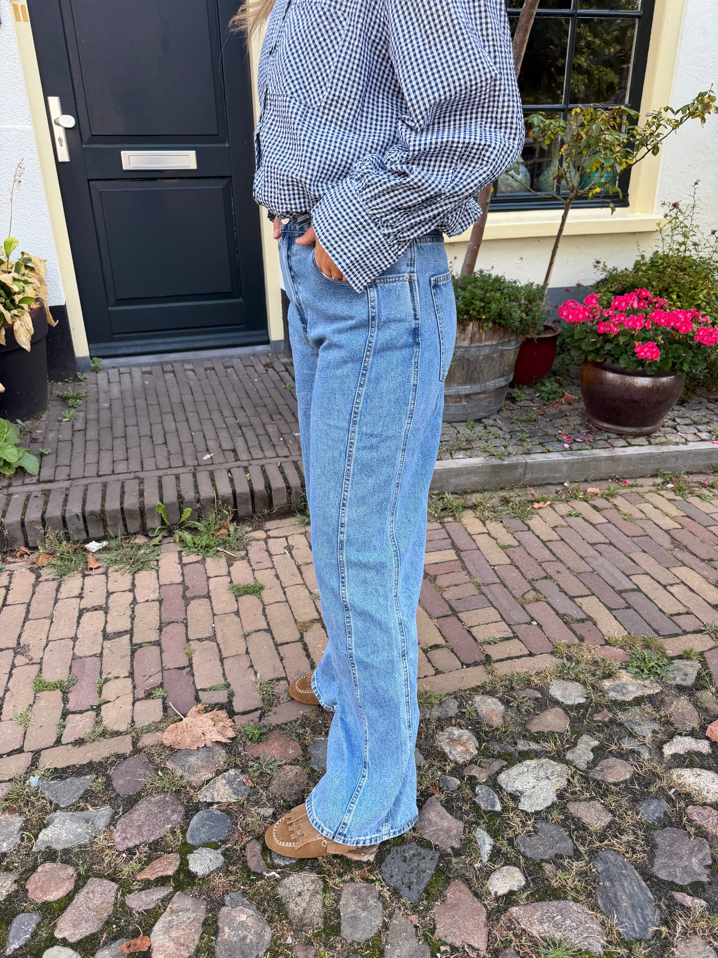 Jeans Alba Wide Leg Blue voor dames