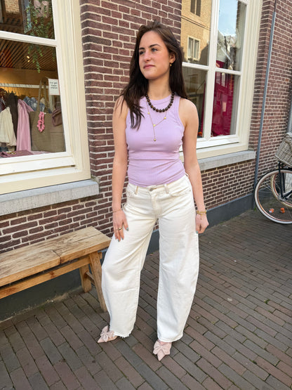 Jeans Balloon White voor dames