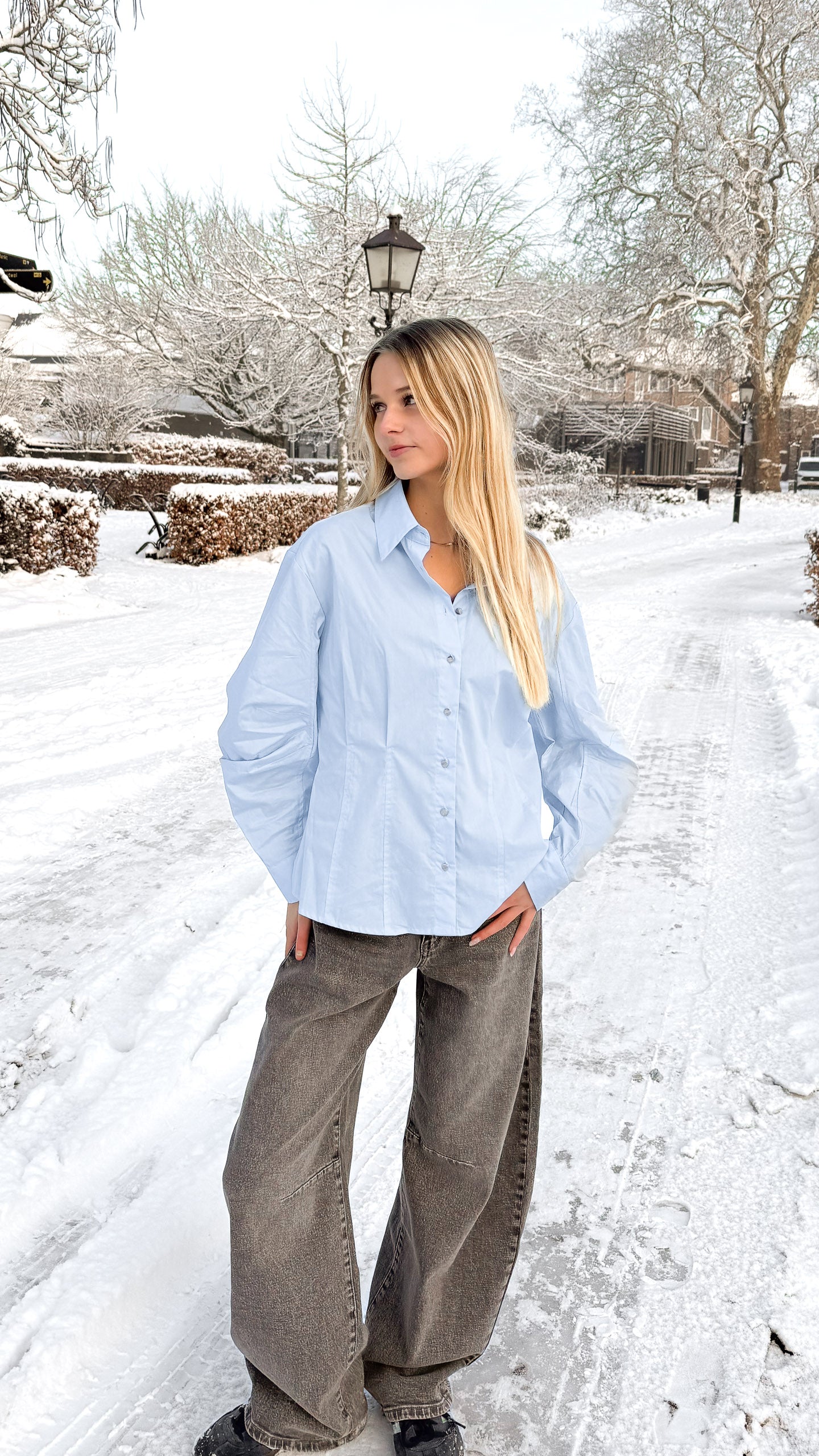 Blouse Julie Blauw voor dames