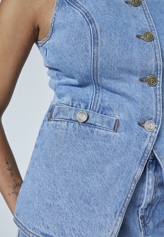 Gilet Fela Denim voor dames