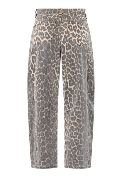 Jeans Fiora Balloon Leopard voor dames