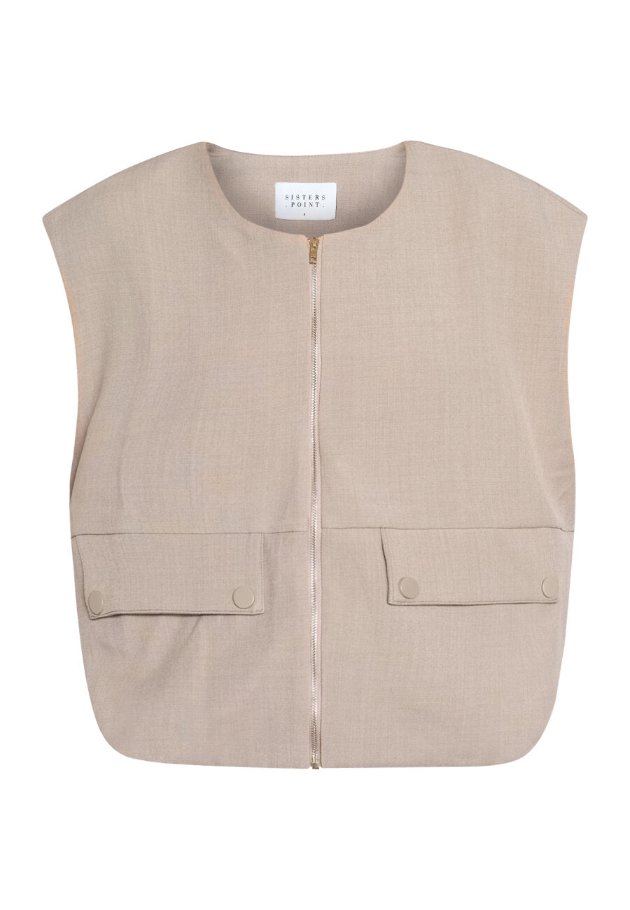 Gilet Garwin Beige voor dames
