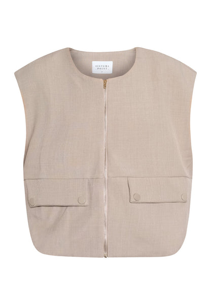 Gilet Garwin Beige voor dames