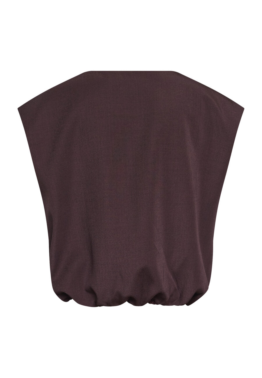 Gilet Elsa Bruin voor dames