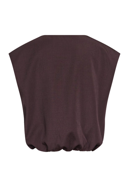 Gilet Elsa Bruin voor dames