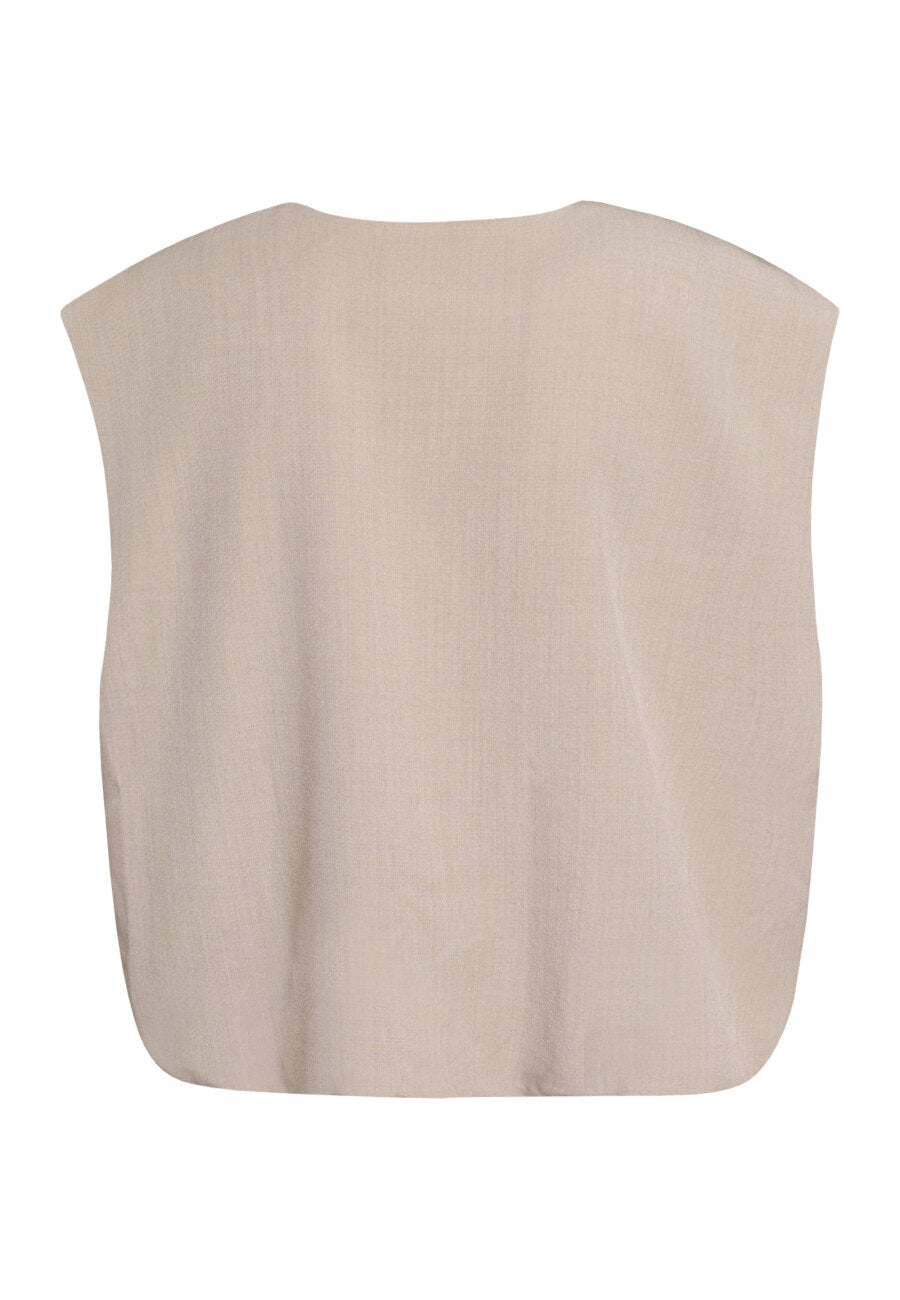 Gilet Garwin Beige voor dames