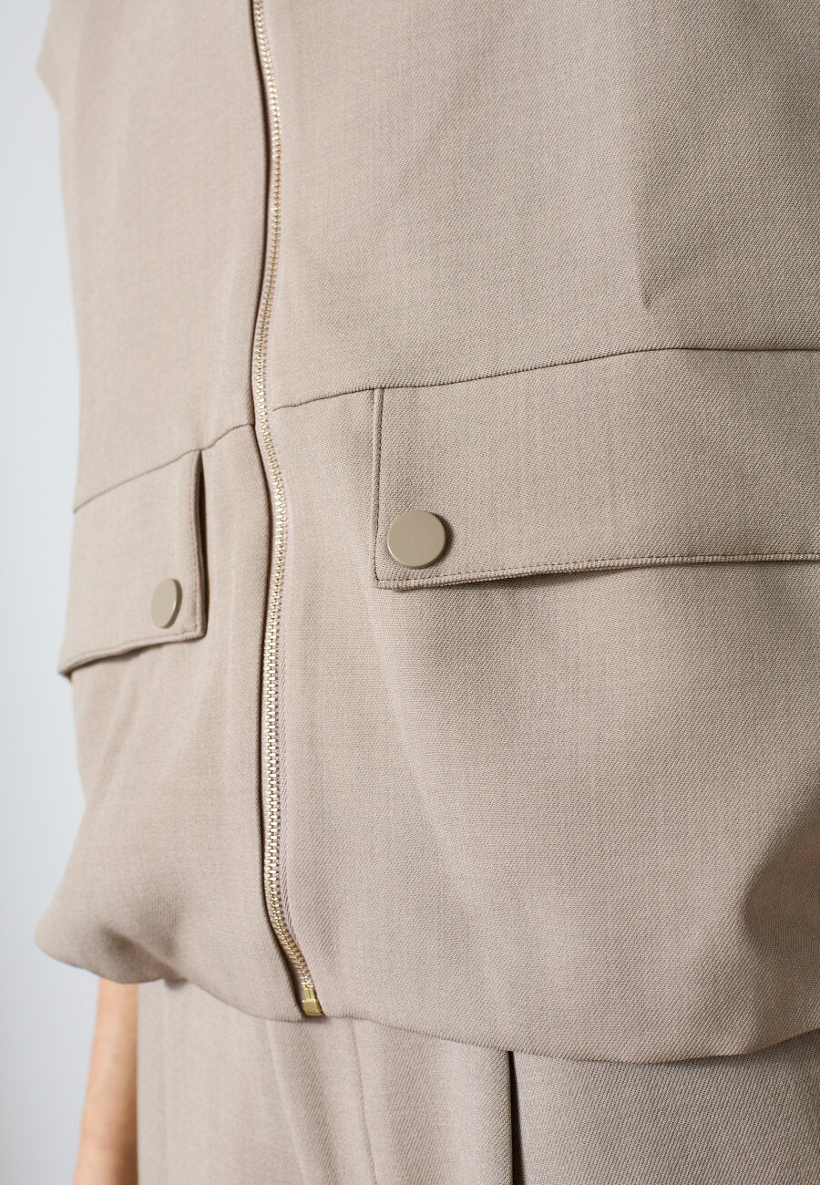 Gilet Garwin Beige voor dames