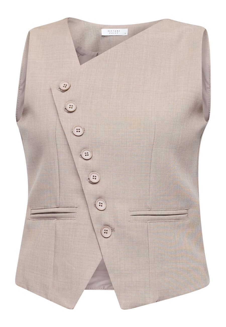 Gilet Gata Beige voor dames