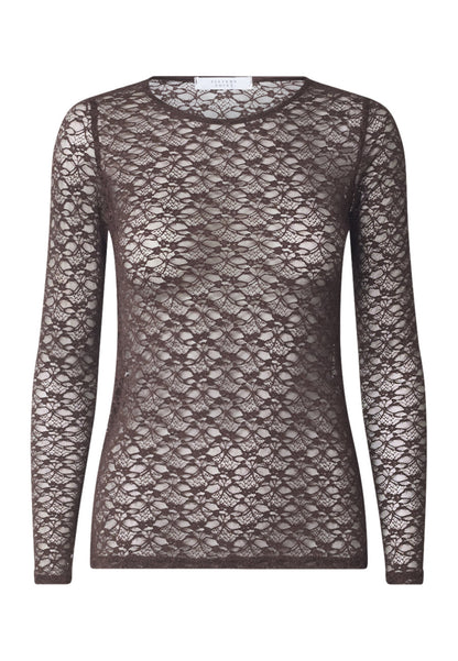 Top Gimas Lace Brown voor dames