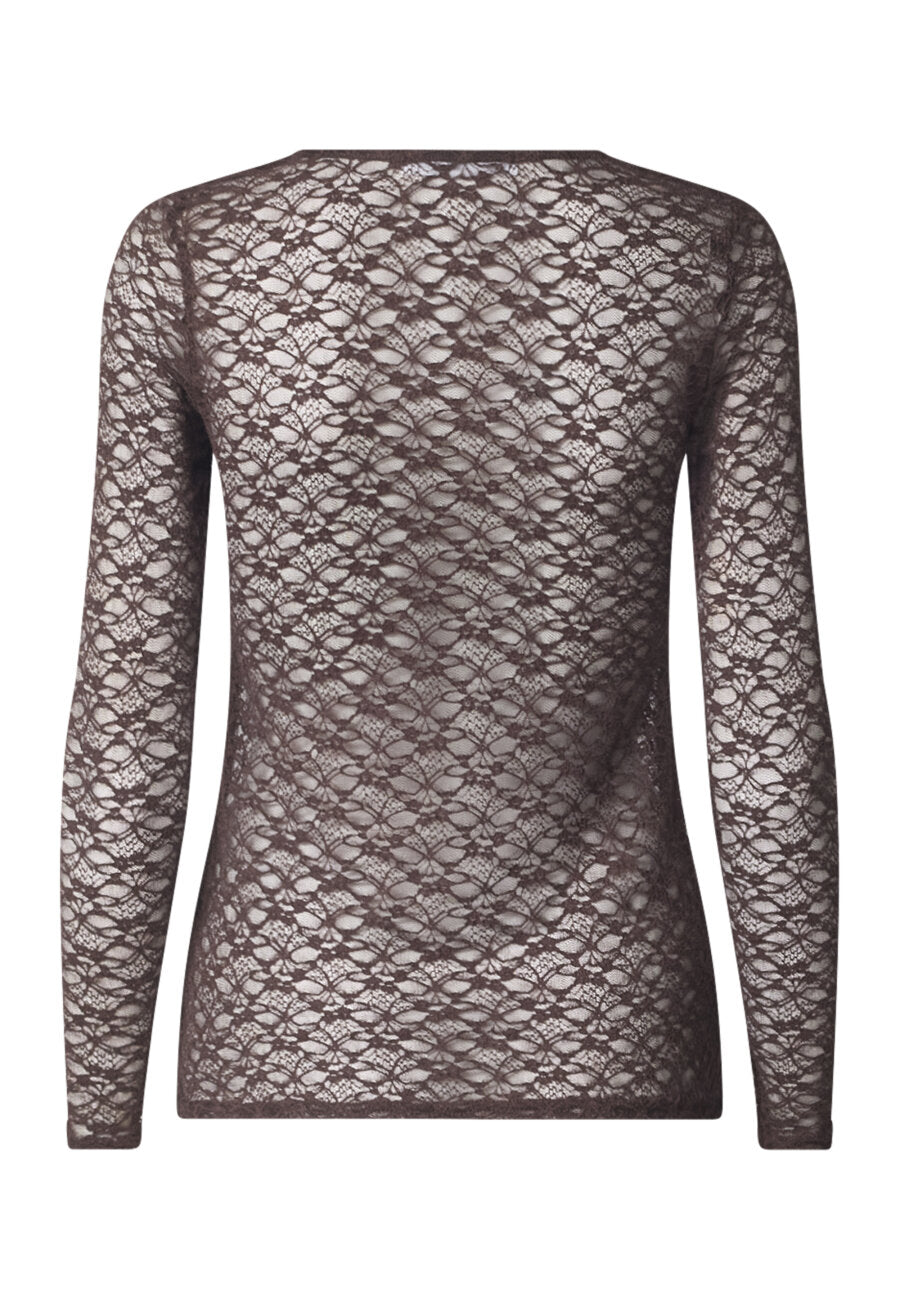 Top Gimas Lace Brown voor dames