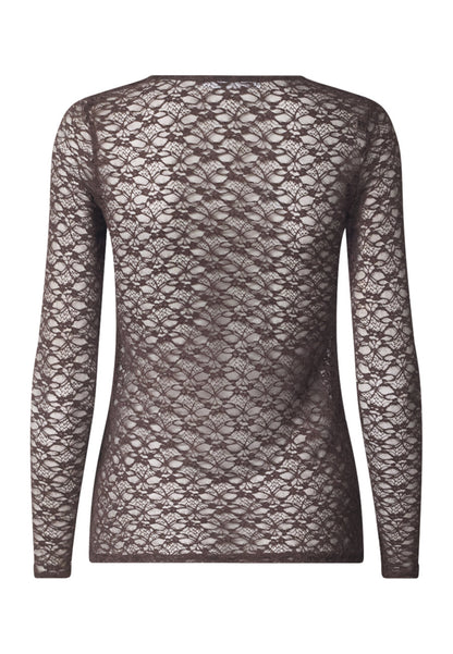 Top Gimas Lace Brown voor dames