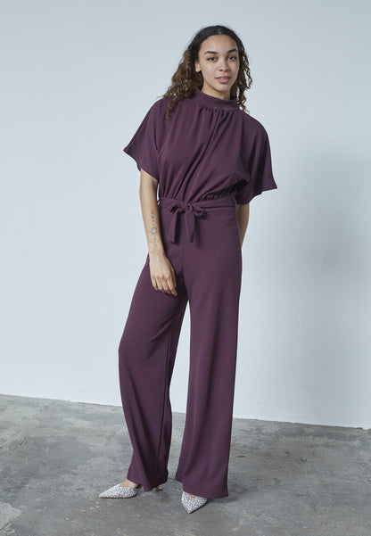 Jumpsuit Girly Bordeaux voor dames