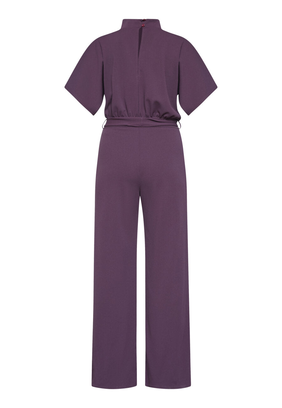 Jumpsuit Girly Bordeaux voor dames