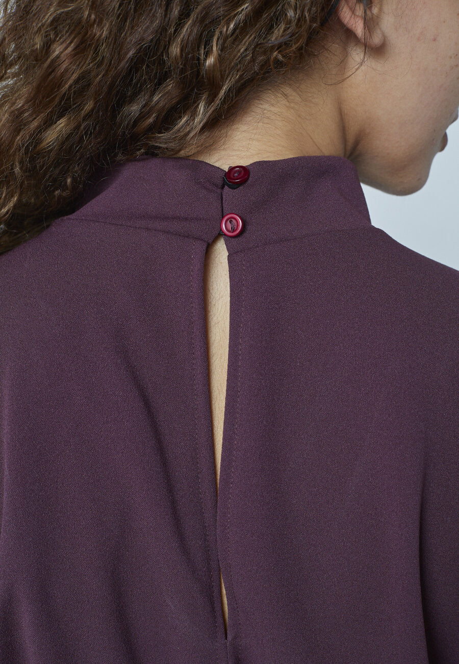 Jumpsuit Girly Bordeaux voor dames