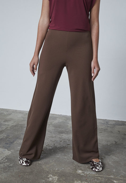 Pants Glut Wide Leg Brown voor dames