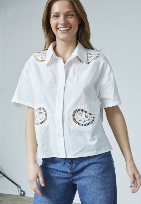 Blouse Sisu Wit voor dames
