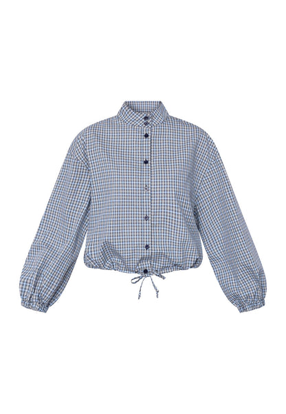 Blouse Vilfred Check Blue voor dames