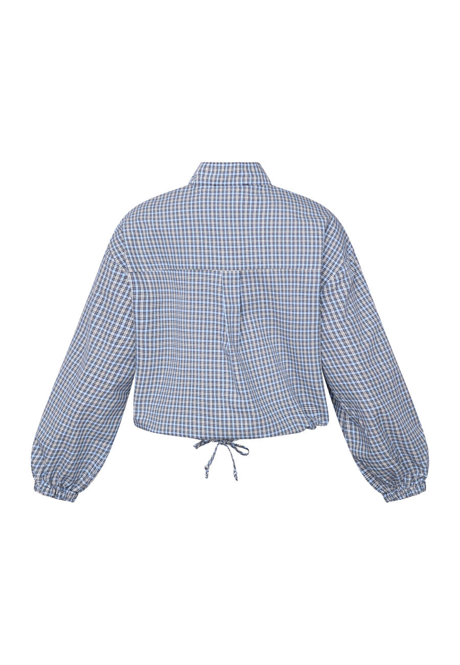 Blouse Vilfred Check Blue voor dames