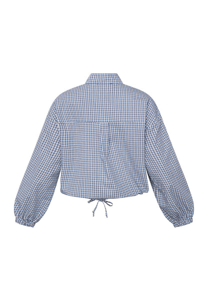 Blouse Vilfred Check Blue voor dames