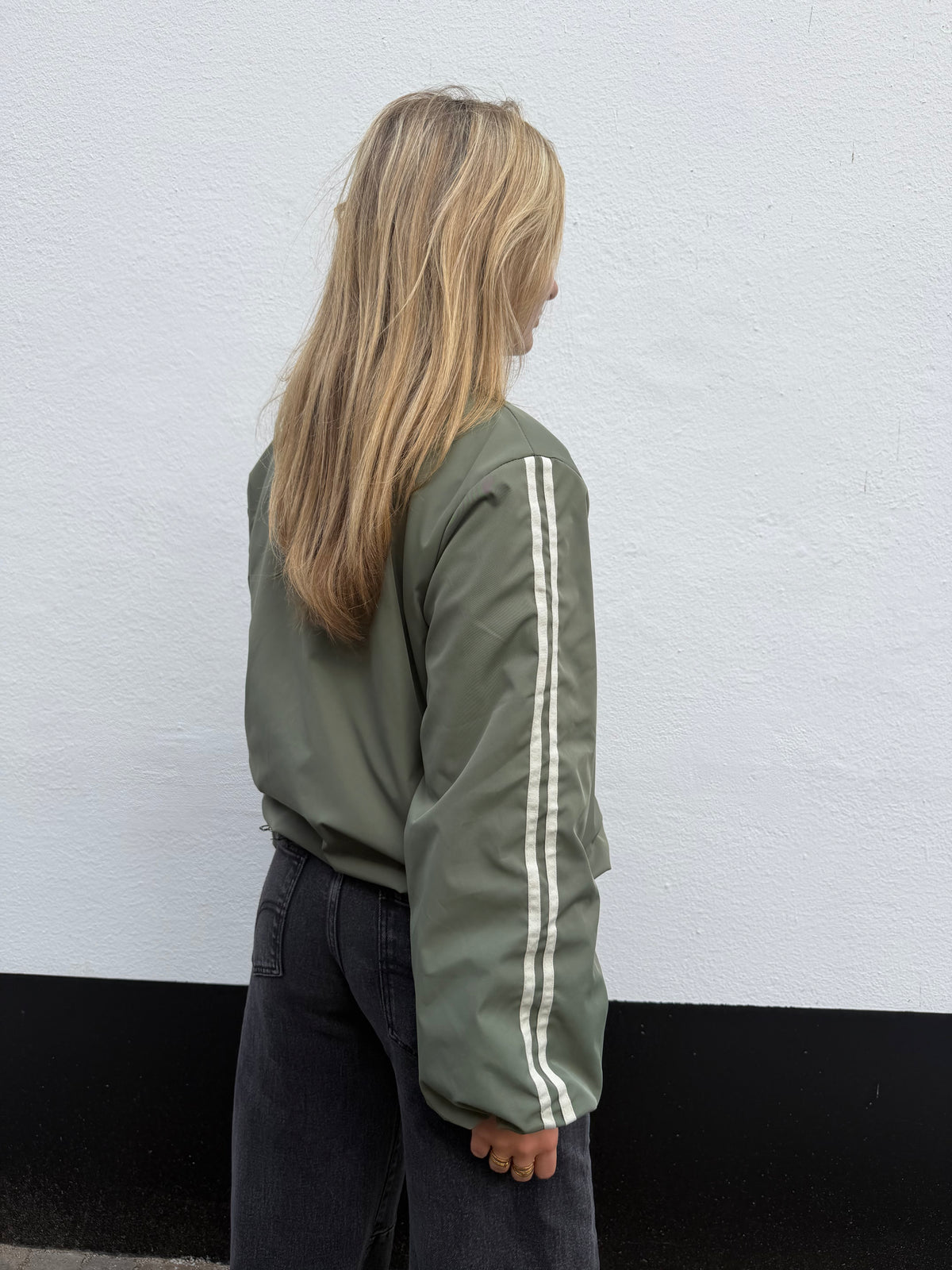 Jacket Indy Stripe Green voor dames