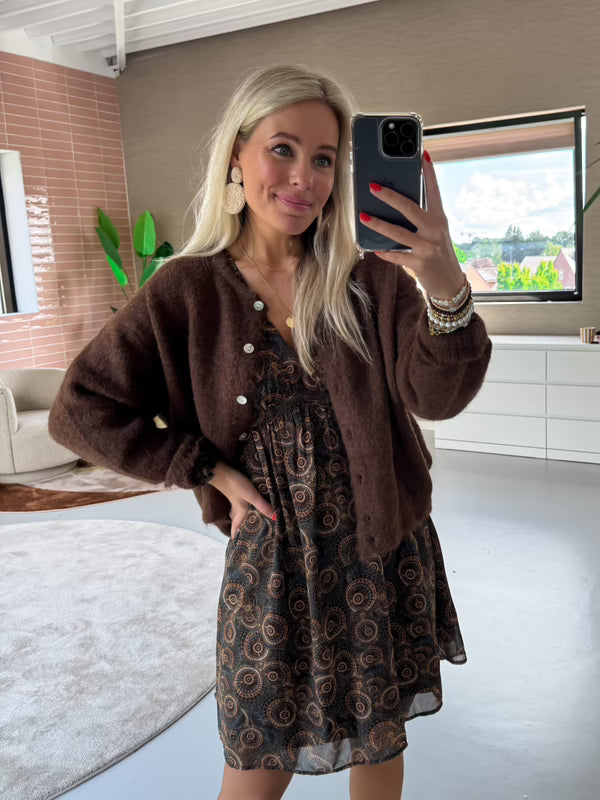 Vest Sammy Bruin voor dames 