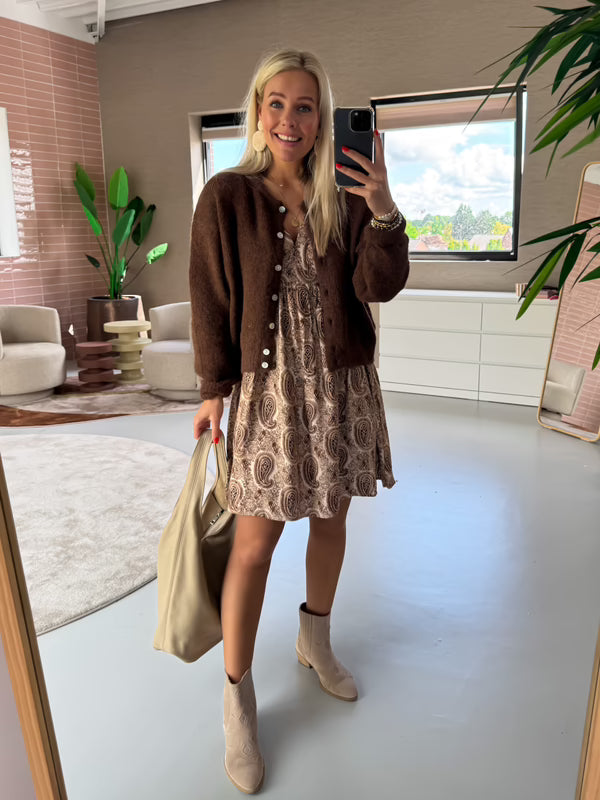 Vest Sammy Bruin voor dames