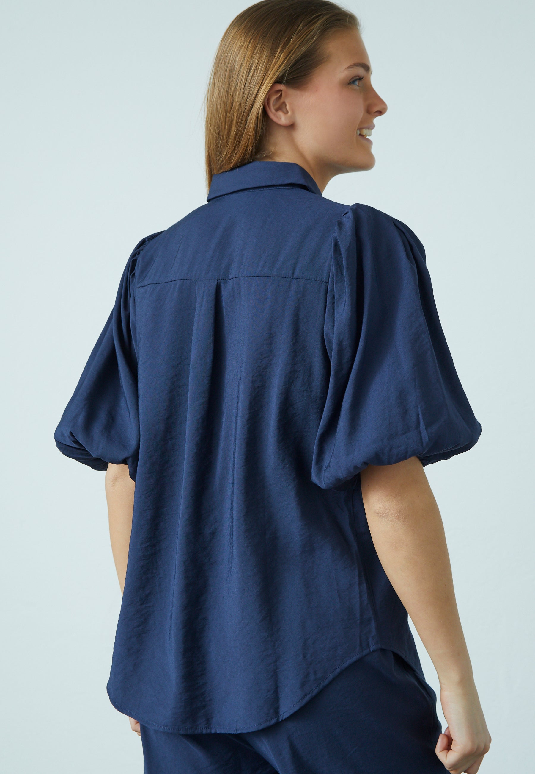 Blouse Ella Donkerblauw voor dames