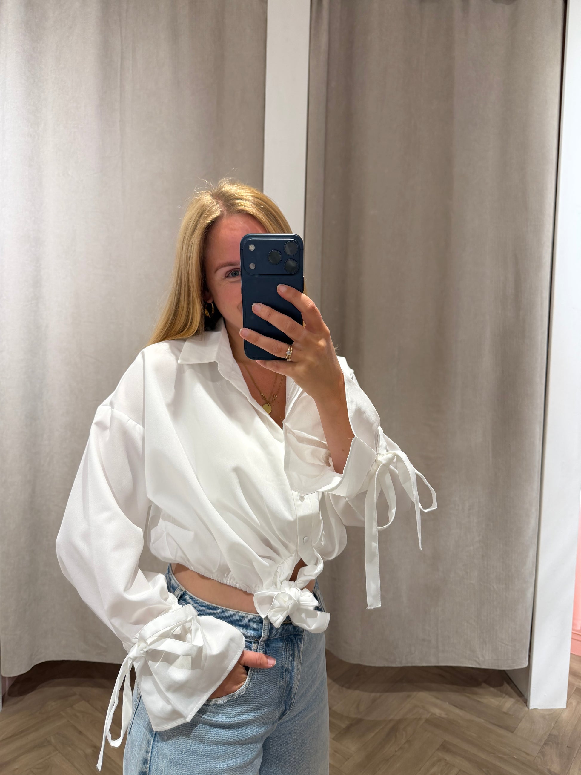 Blouse Eef White voor dames