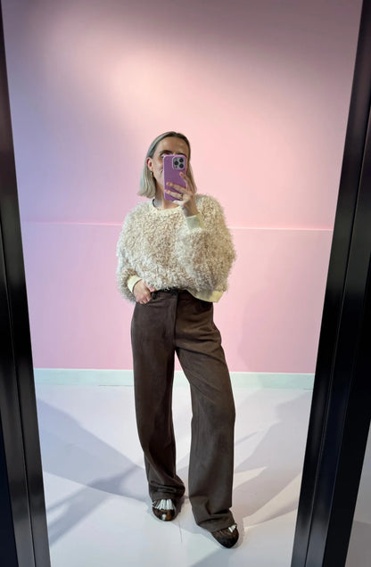 Sweater Fav Beige voor dames