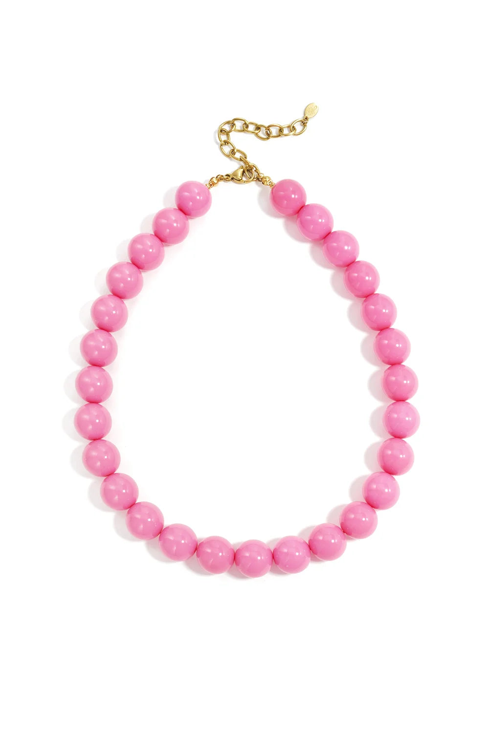 Necklace Beads Short Pink voor dames