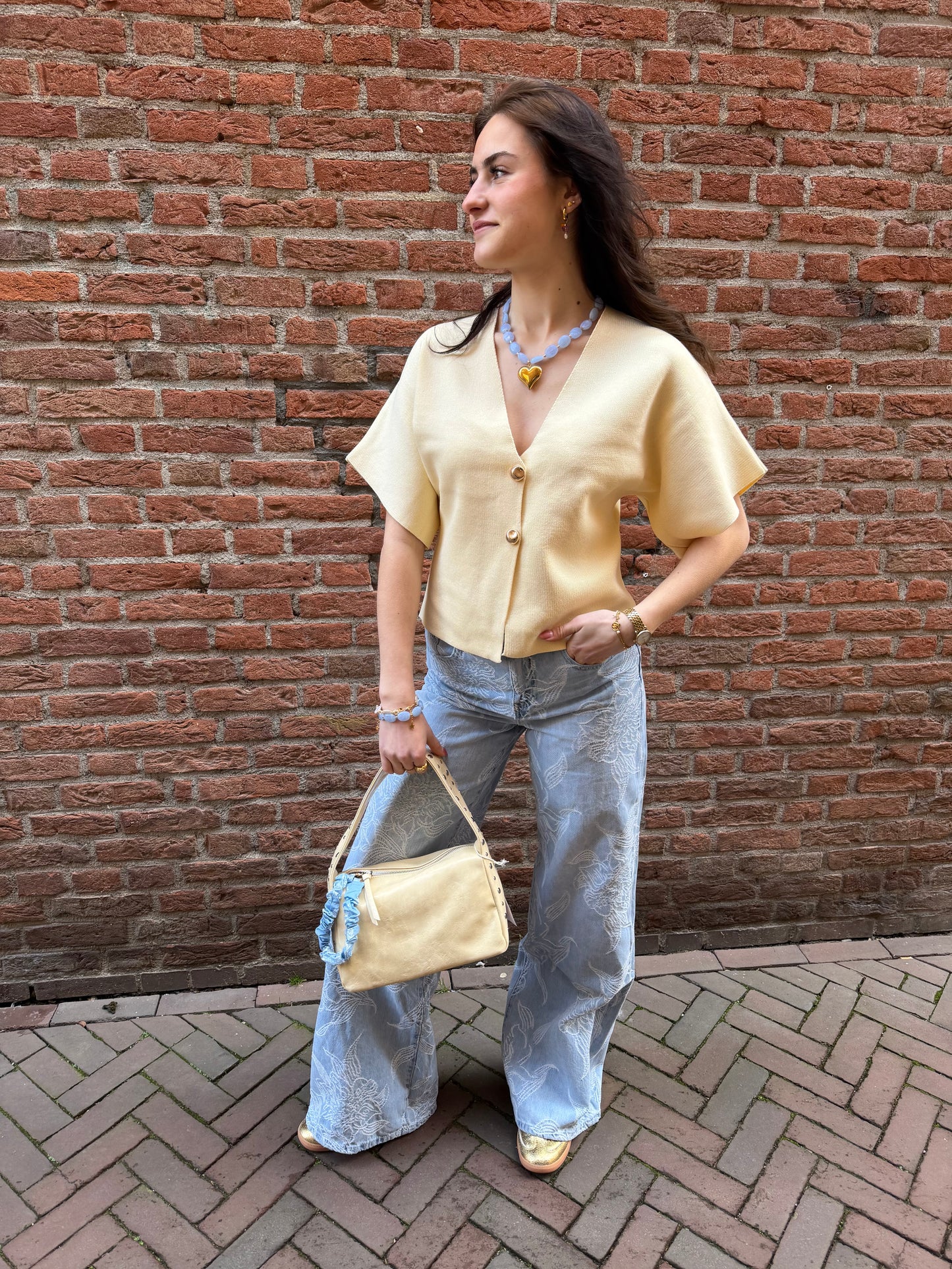 Top Bo Softyellow voor dames