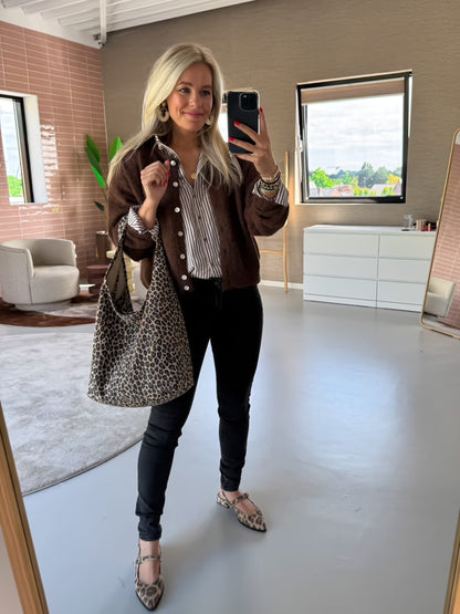 Vest Sammy Bruin voor dames