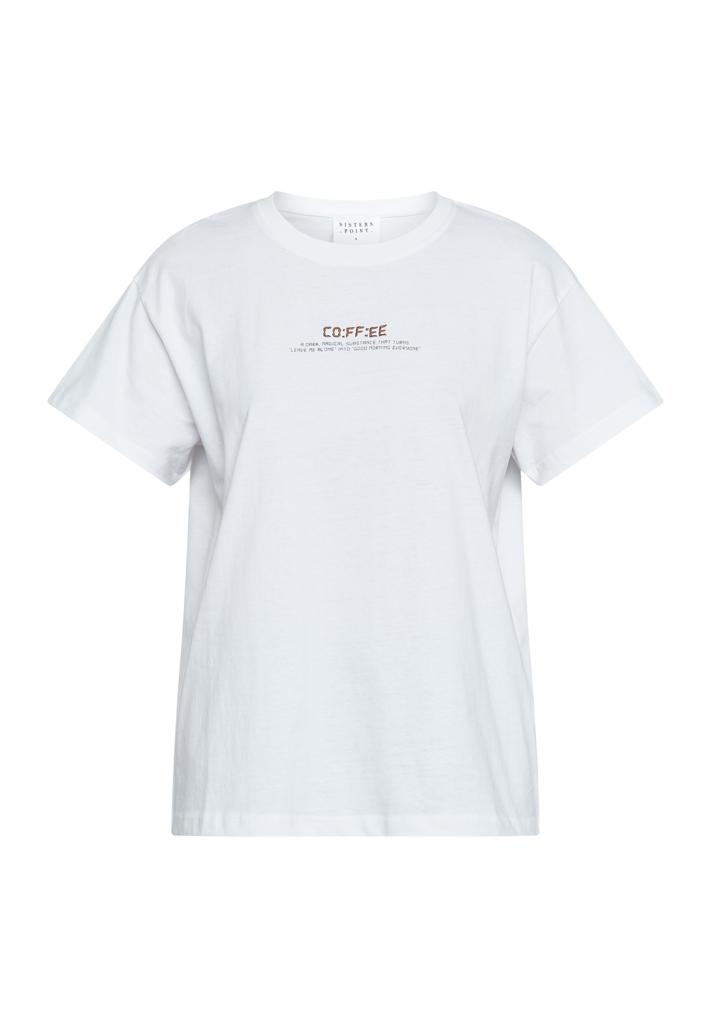 T-shirt Pein Wit voor dames