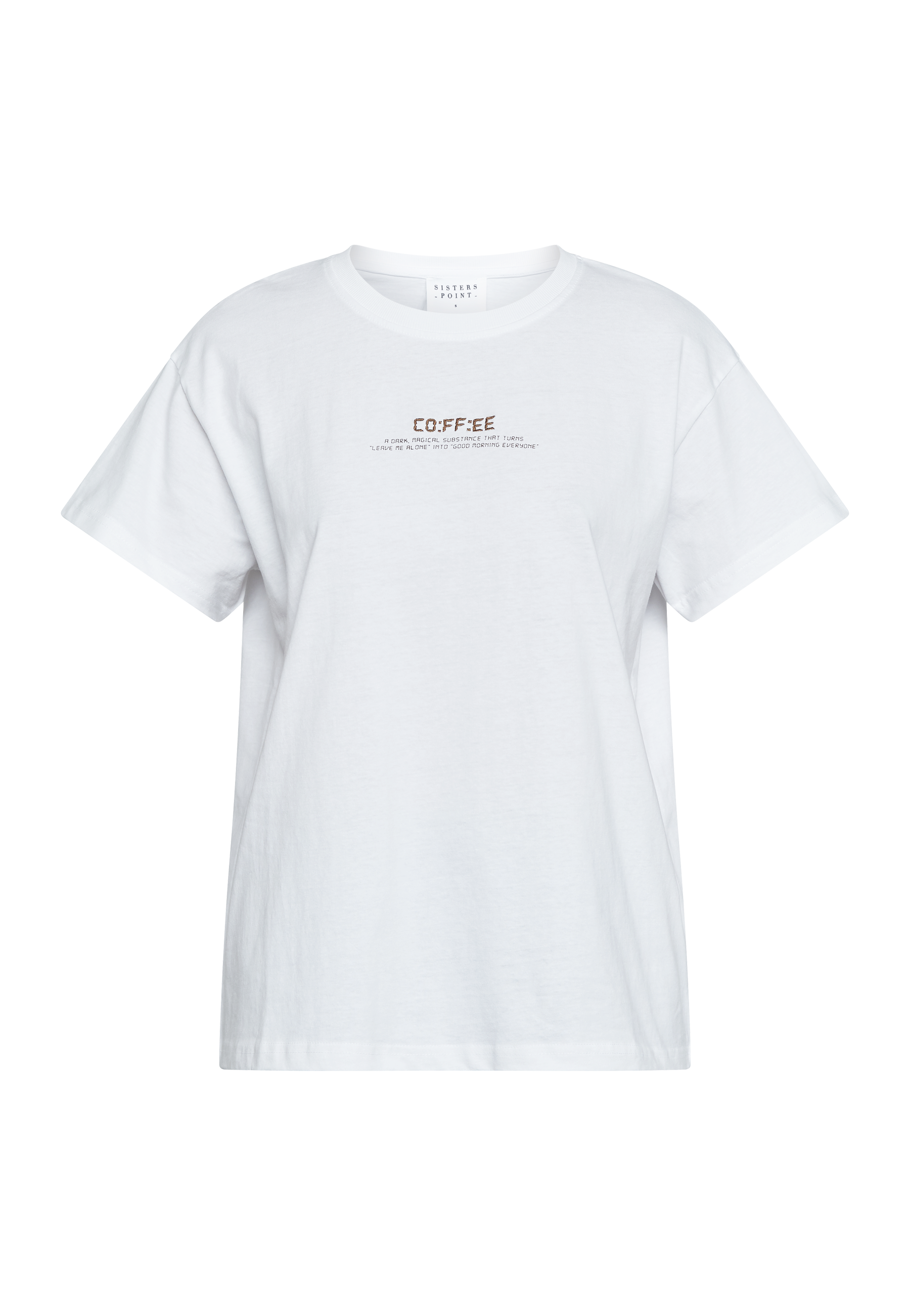 T-shirt Pein Wit voor dames