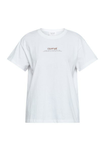 T-shirt Pein Wit voor dames