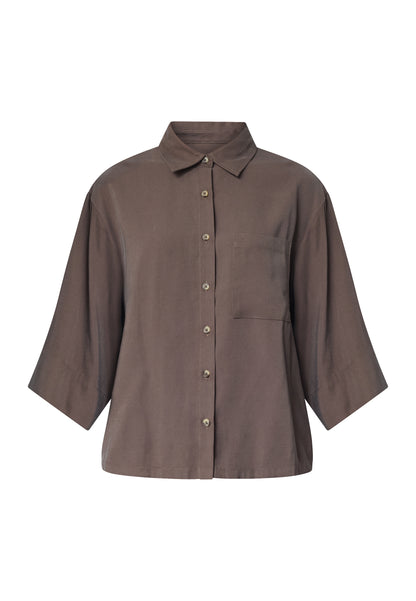 Blouse Verina Bruin voor dames