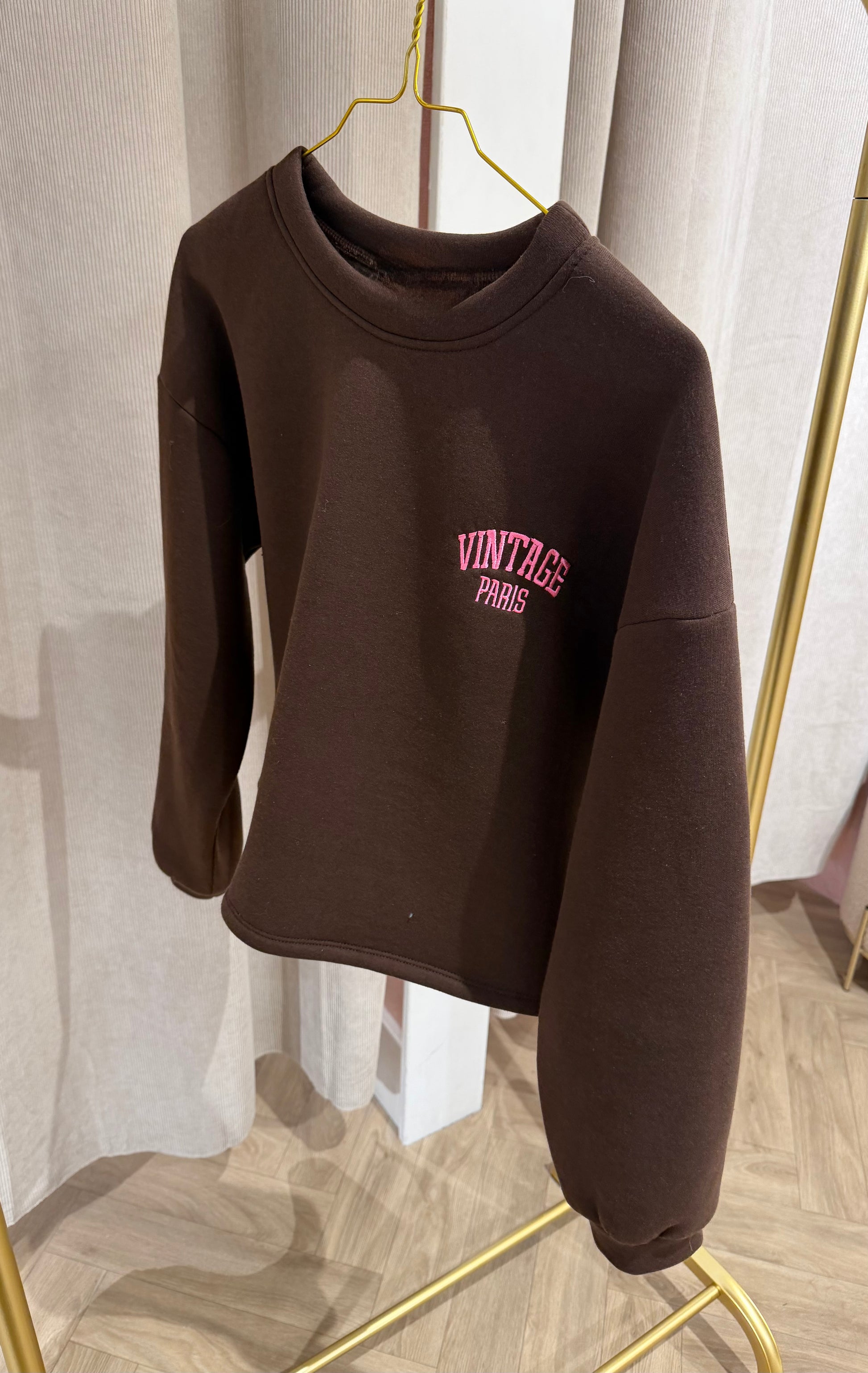 Trui Vintage Bruin voor dames