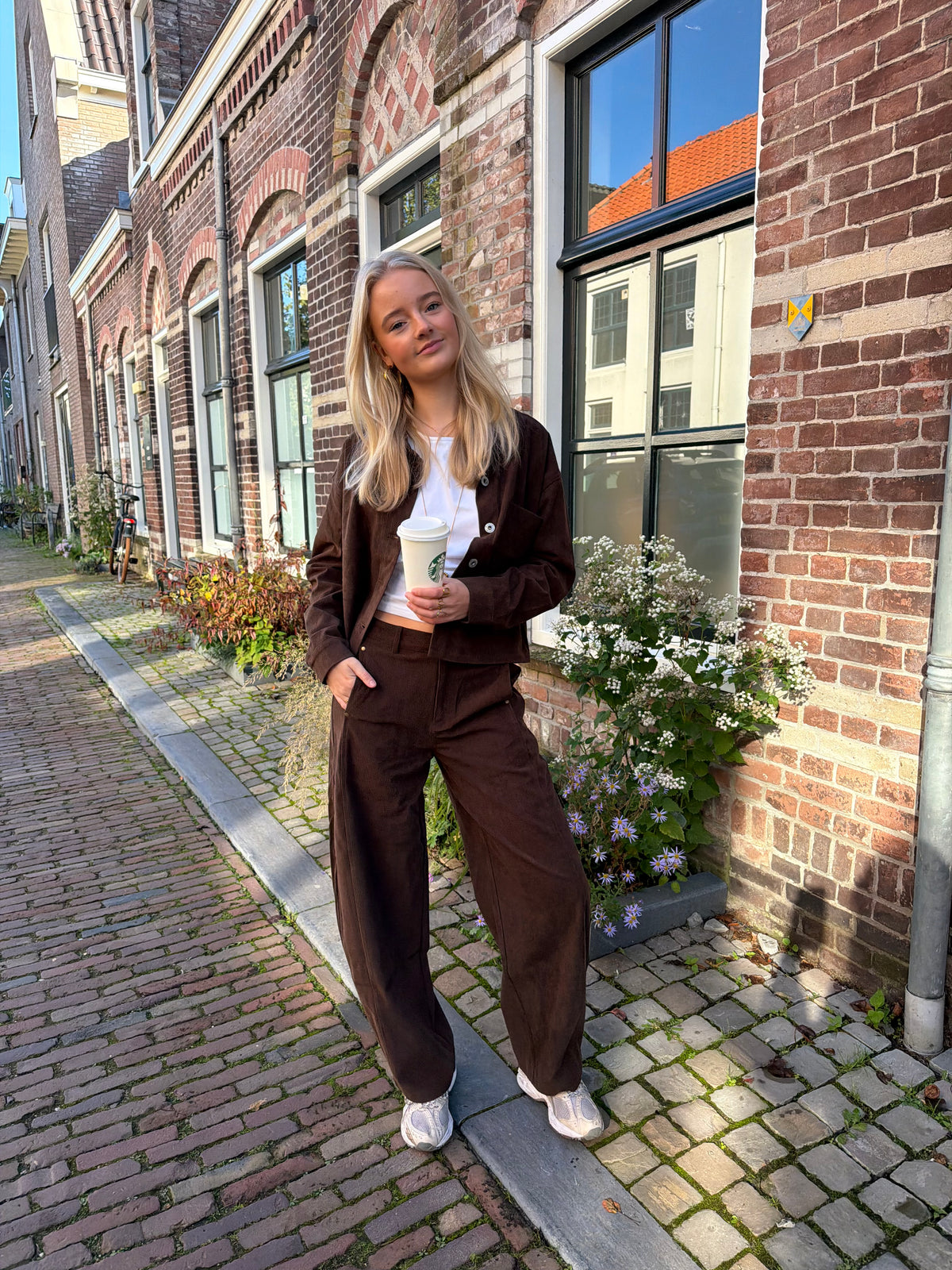 Blouse Solene Brown voor dames