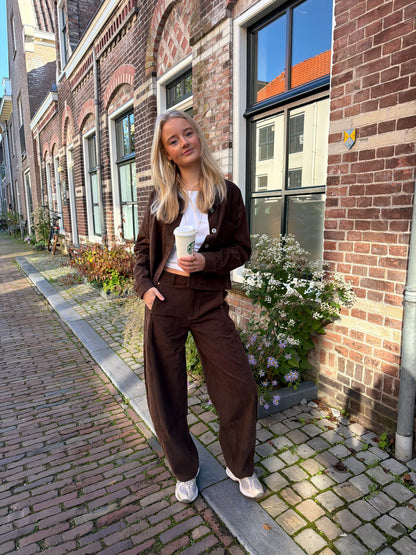 Blouse Solene Brown voor dames