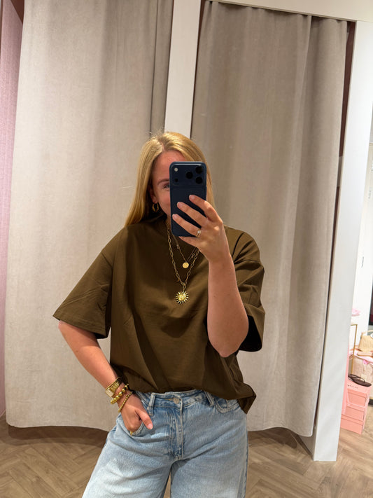 T-shirt Isa Brown voor dames