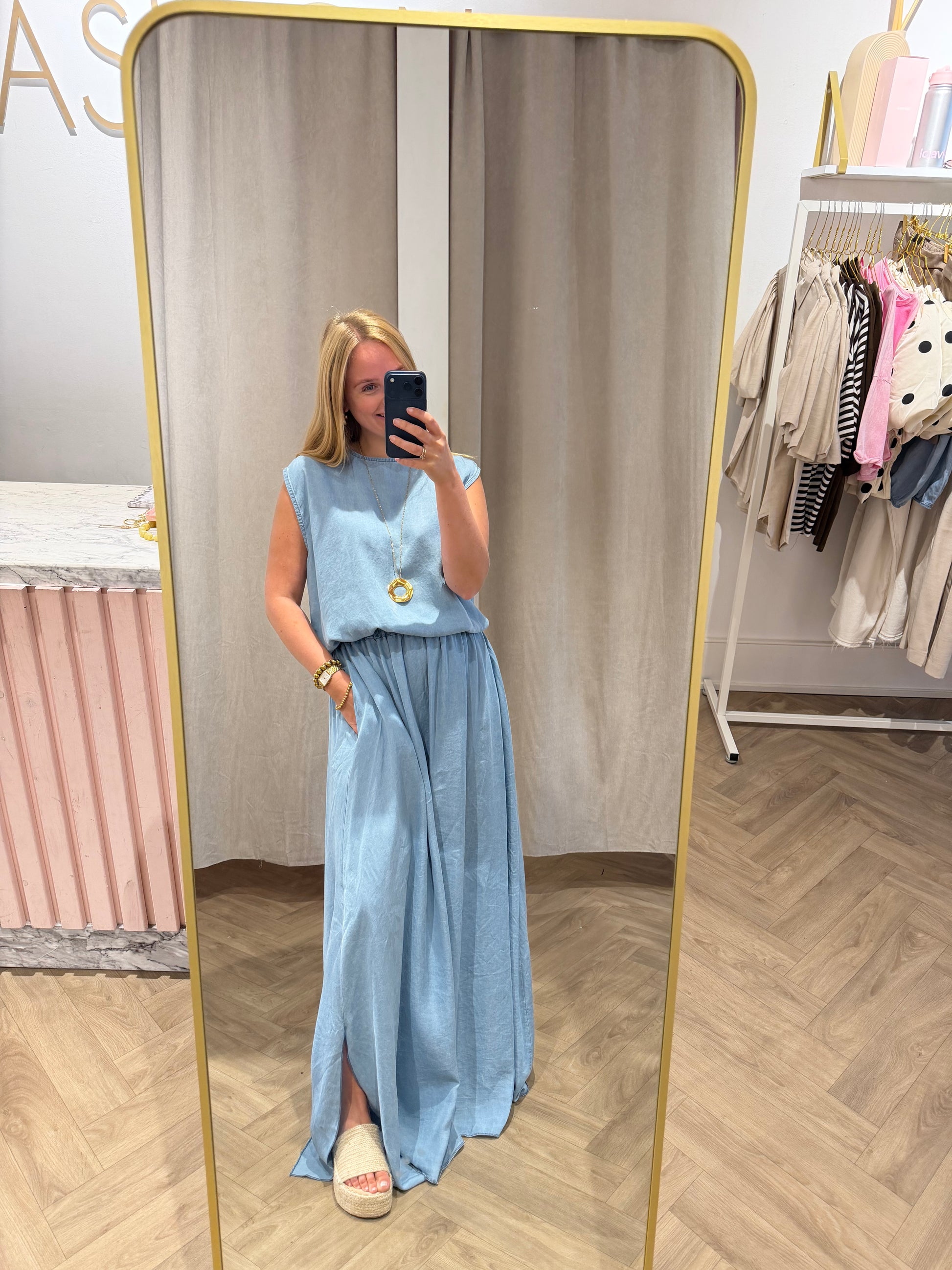 Top Gwen Denim voor dames