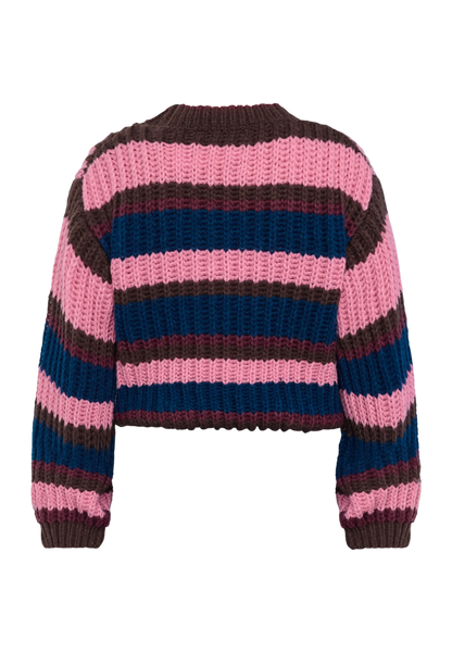 Knit Krissy Stripe Bordeaux voor dames