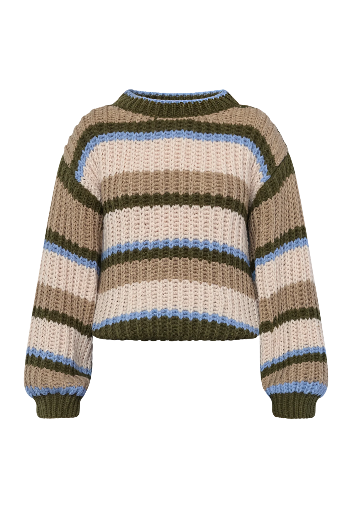 Knit Krissy Stripe Beige voor dames