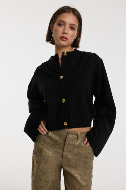 Vest Lindy Zwart voor dames