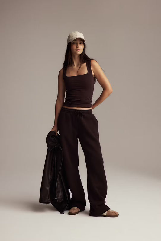 Broek Sweat Bruin voor dames
