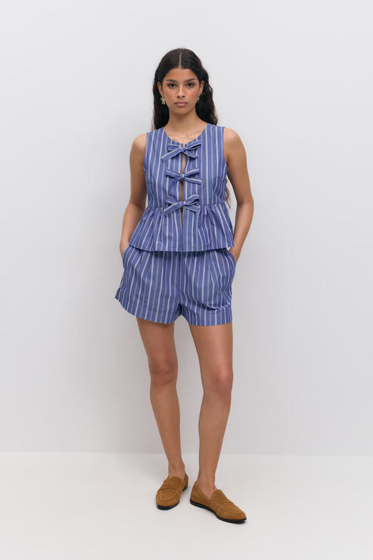 Short Poplin Blauw voor dames