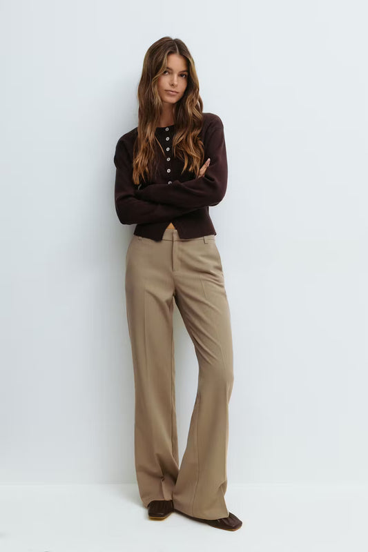 Broek Fenne Taupe voor dames