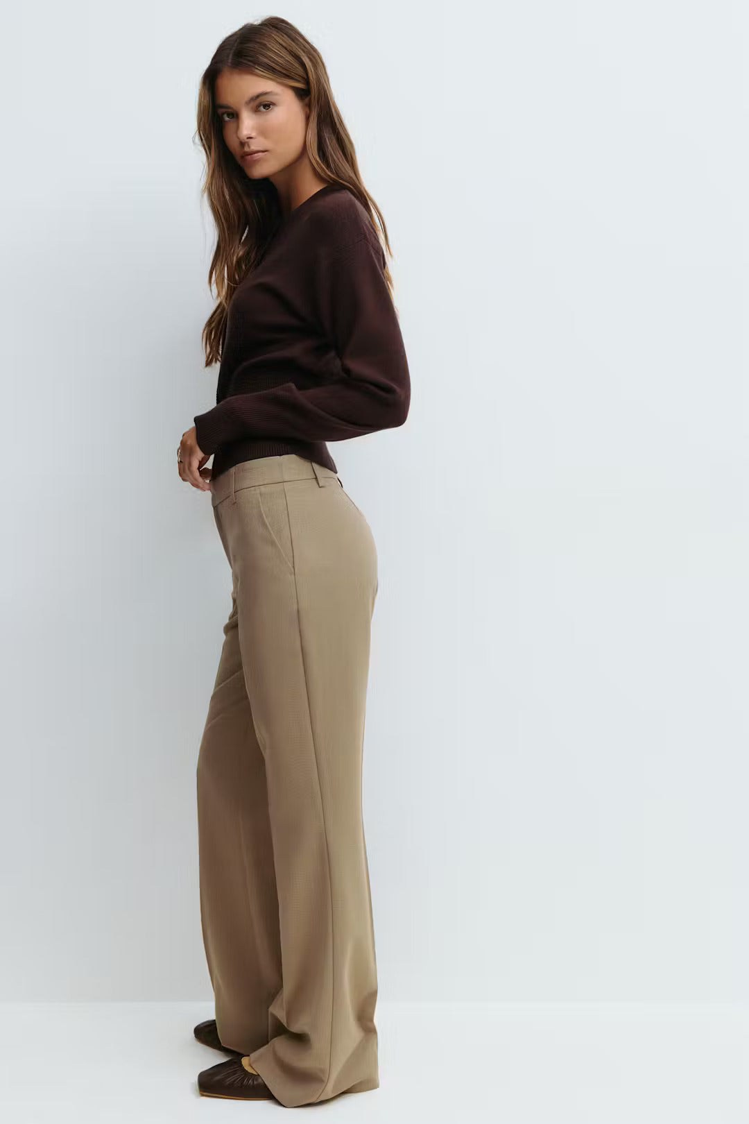 Broek Fenne Taupe voor dames
